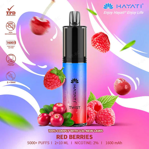 Hayati Twist 5000 Puffs Disposable Vape Pod Kit