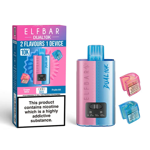 Elf Bar Dual 10K Prefilled 2 in 1 Vape