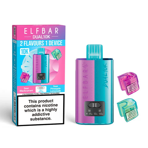 Elf Bar Dual 10K Prefilled 2 in 1 Vape