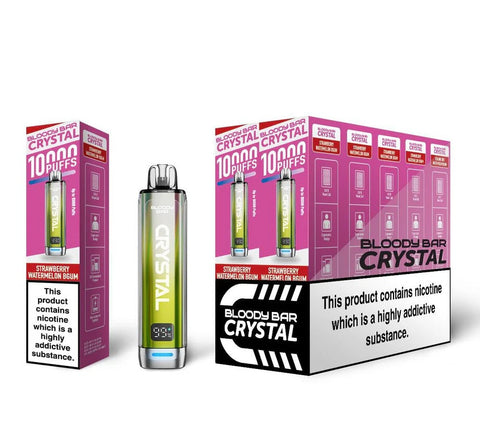 Bloody Bar Crystal 10000 Disposable Vape (20MG) - Box of 10