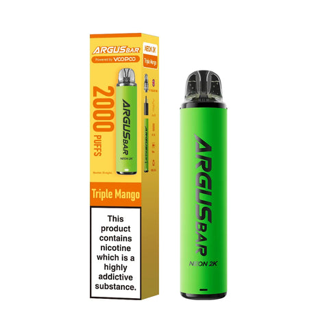 VooPoo Argus Bar Neon 2K Prefilled Kit