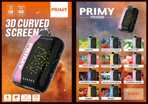 Primy PR25000 Disposable Vape 2in1