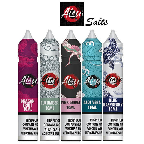 Aisu Nic Salts 10ml E-liquids - Pack of 10 - Aloe Vera -Vape Area UK