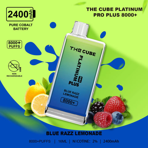 The Cube Platinum /Gold Pro Plus 8000 Disposable Vape Pod