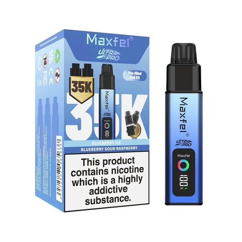Maxfel Ultra Pro 35k Prefilled Vape Kit - Box of 5