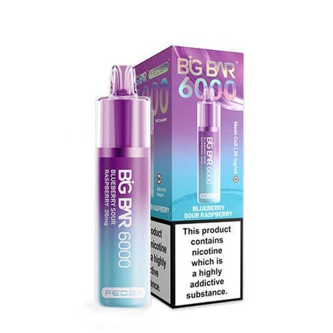 FEOBA Big Bar 6000 Disposable Vape Kit- Box of 5