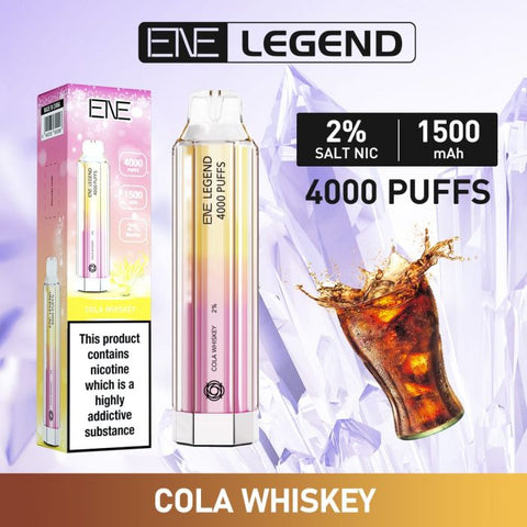 ENE Crystal Legend 4000 Disposable Vape Puff Pod - 20mg