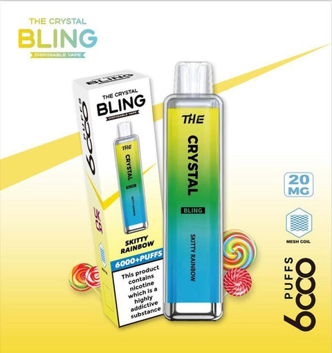 Crystal Bling 6000 Pro Max Disposable Vape Box of 10 - #Simbavapeswholesale#