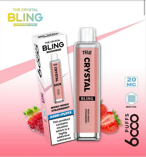 Crystal Bling 6000 Pro Max Disposable Vape Box of 10 - #Simbavapeswholesale#