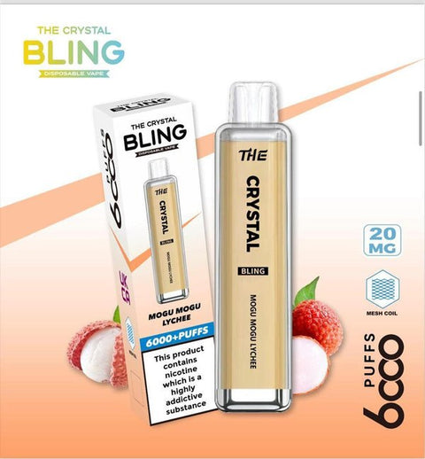 Crystal Bling 6000 Pro Max Disposable Vape Box of 10 - #Simbavapeswholesale#