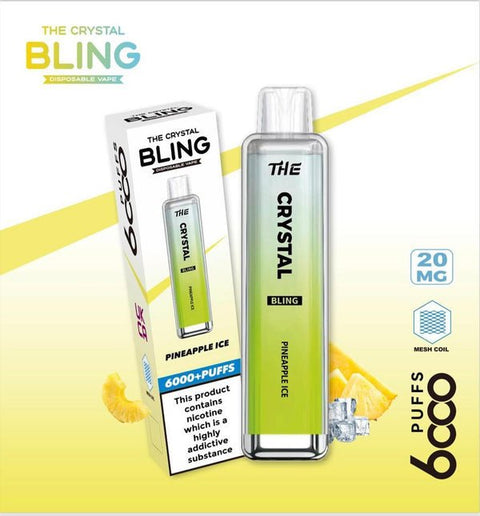 Crystal Bling 6000 Pro Max Disposable Vape Box of 10 - #Simbavapeswholesale#