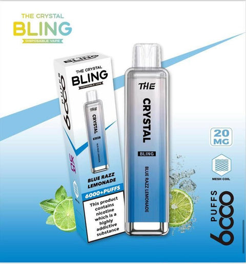 Crystal Bling 6000 Pro Max Disposable Vape Box of 10 - #Simbavapeswholesale#