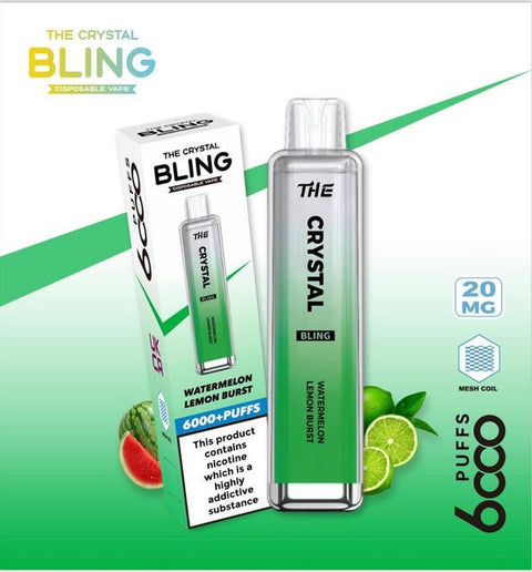 Crystal Bling 6000 Pro Max Disposable Vape Box of 10 - #Simbavapeswholesale#