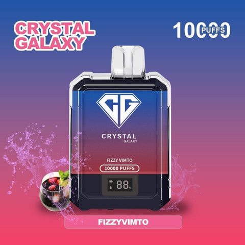 Crystal Galaxy 10000 Puffs Disposable Vape Box of 10-Fizzy VMT-vapeukwholesale