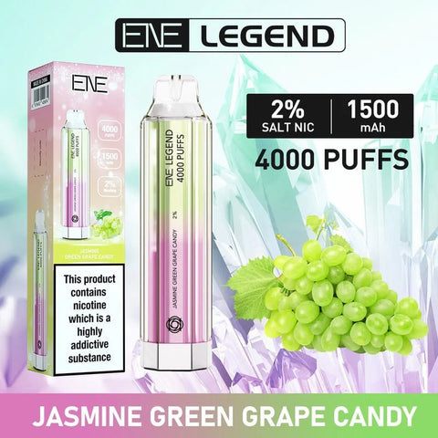 ENE Crystal Legend 4000 Disposable Vape Puff Pod - 20mg