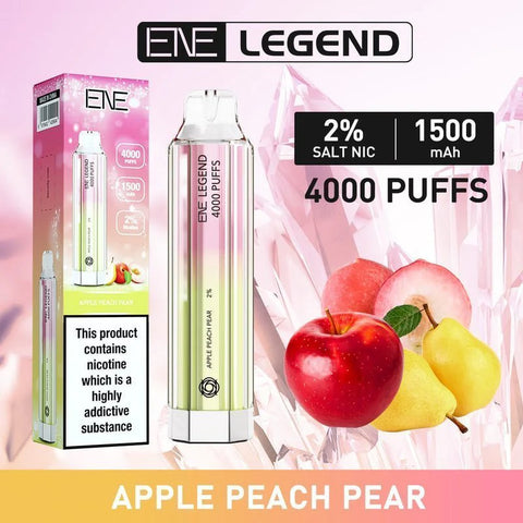 ENE Crystal Legend 4000 Disposable Vape Puff Pod - 20mg