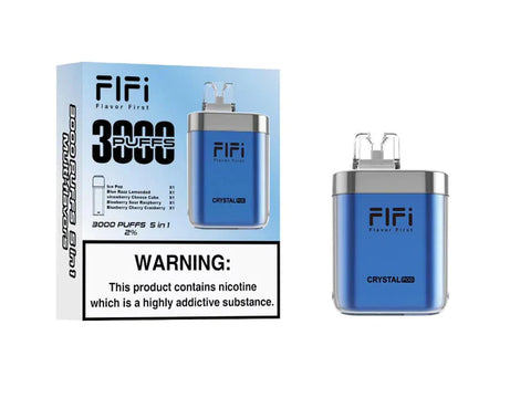 FiFi Crystal Pod 5 In 1 3000 Puffs Disposable Vape Pod - Box Of 5