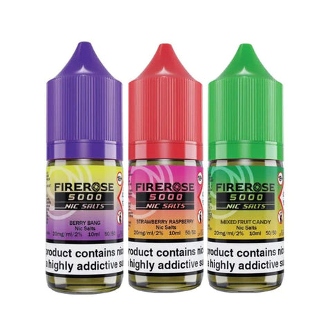Firerose 5000 10ml Nic Salts E-liquids
