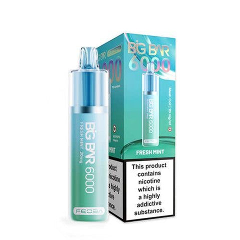 FEOBA Big Bar 6000 Disposable Vape Kit- Box of 5