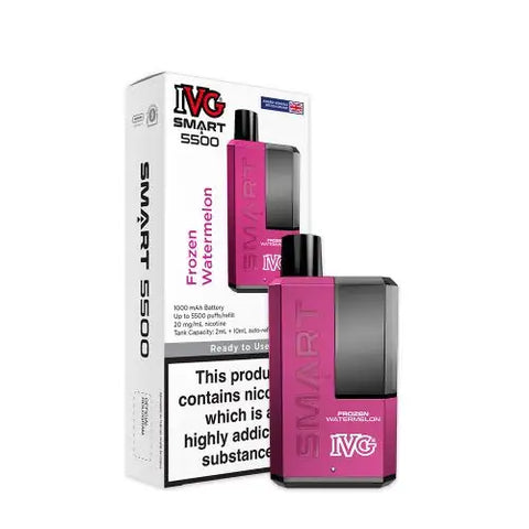 IVG Smart 5500 Refillable Rechargeable Disposable Vape Kit