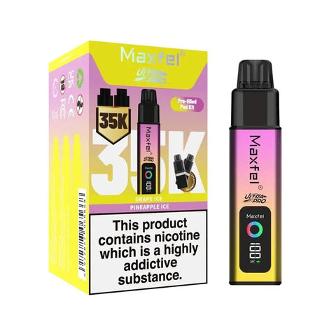 Maxfel Ultra Pro 35k Prefilled Vape Kit - Box of 5
