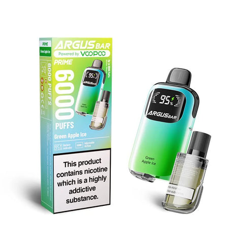 Voopoo Argus Bar Prime 6000 Disposable Vape - Box Of 5