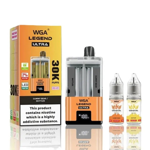 WGA Legend Ultra 30k Disposable Vape Box of 5 WGANot Found Vape wholesale supplies