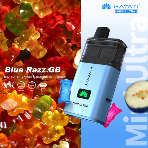 Hayati Mini Ultra 1500 Disposable Vape - The Vape Giant