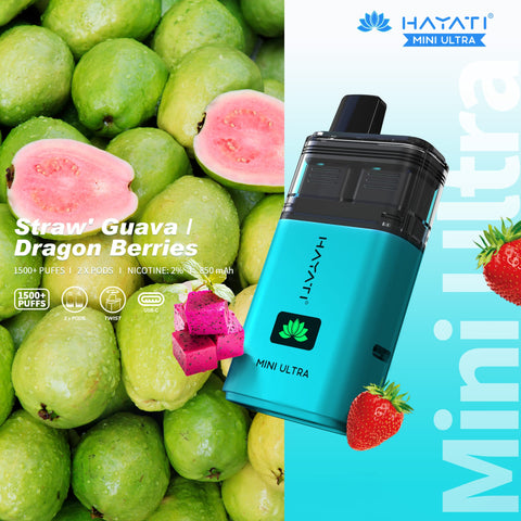 Hayati Mini Ultra 1500 Disposable Vape - The Vape Giant