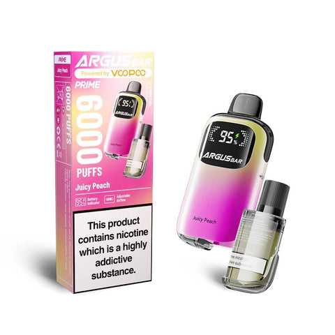 Voopoo Argus Bar Prime 6000 Disposable Vape - Box Of 5