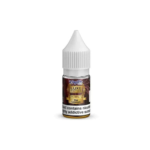 Kingston Salt Luxe Edition E-Liquids Nic Salt-10ml- Box of 10 - Pink Lemonade -Vape Area UK