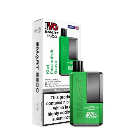 IVG Smart 5500 Refillable Rechargeable Disposable Vape Kit