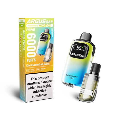 Voopoo Argus Bar Prime 6000 Disposable Vape - Box Of 5
