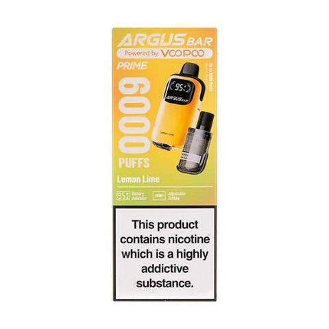 Voopoo Argus Bar Prime 6000 Disposable Vape - Box Of 5