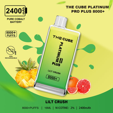 The Cube Platinum /Gold Pro Plus 8000 Disposable Vape Pod