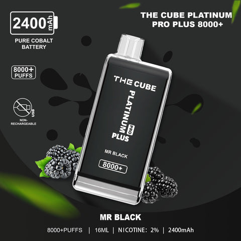 The Cube Platinum /Gold Pro Plus 8000 Disposable Vape Pod