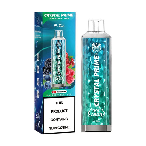 Crystal Prime 7000 Disposable Vape Puff Bar 20mg - Box Of 10