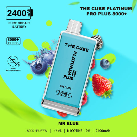 The Cube Platinum /Gold Pro Plus 8000 Disposable Vape Pod