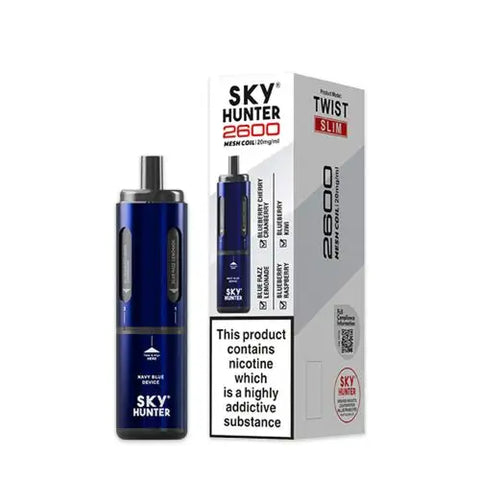 2 Boxes - Sky Hunter 2600 Prefilled Pod Vape Kit