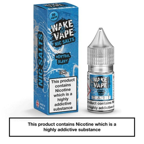 Pack of 10 Wake & Vape 10ML Nic Salt - Vapeareawholesale