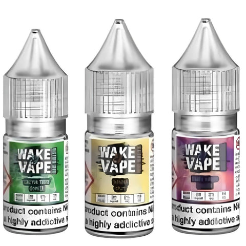 Pack of 10 Wake & Vape 10ML Nic Salt - Vapeareawholesale