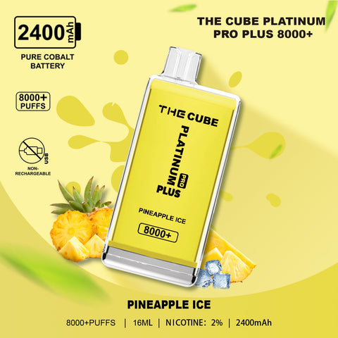 The Cube Platinum /Gold Pro Plus 8000 Disposable Vape Pod