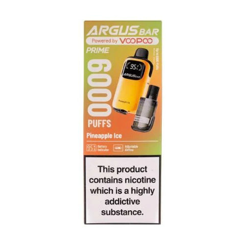 Voopoo Argus Bar Prime 6000 Disposable Vape - Box Of 5