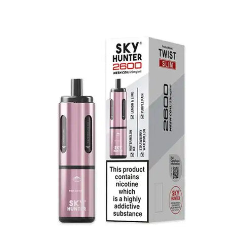 2 Boxes - Sky Hunter 2600 Prefilled Pod Vape Kit