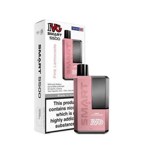 IVG Smart 5500 Refillable Rechargeable Disposable Vape Kit