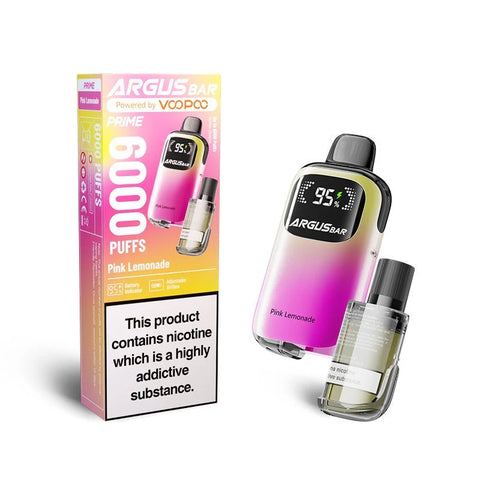 Voopoo Argus Bar Prime 6000 Disposable Vape - Box Of 5