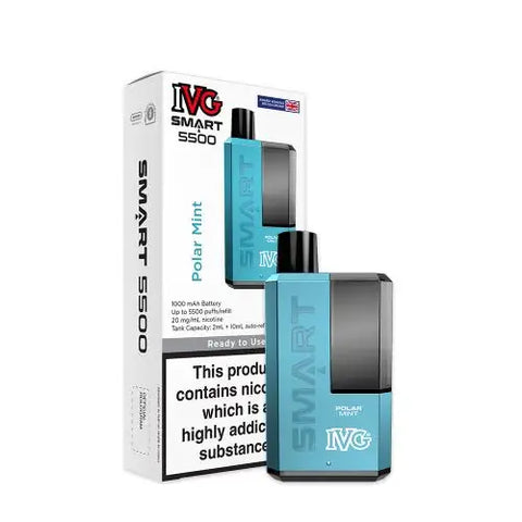 IVG Smart 5500 Refillable Rechargeable Disposable Vape Kit