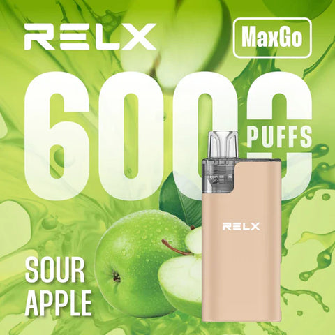 Relx Max Go 6000 Disposable Vape- Box of 5