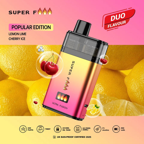 Superfire Ultra Fusion 60K Prefilled Pod Kit