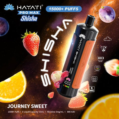 Buy Hayati Pro Max Shisha 15000 Disposable Vape at #shop_name